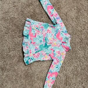 Lilly Pulitzer Pink and Blue Patterned Top